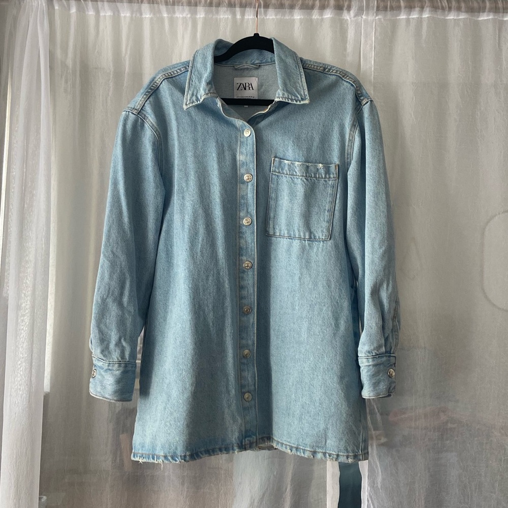 Zara Denim shacket
